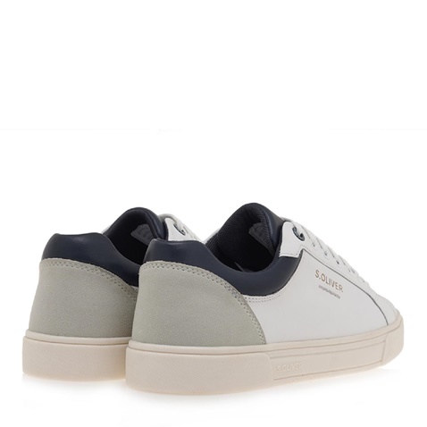 S OLIVER-Ανδρικά casual sneakers S OLIVER T593S604239Q λευκό μπλε