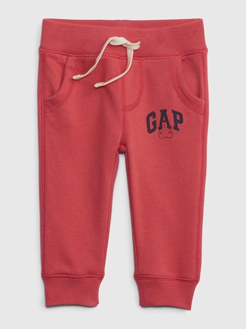 GAP-Βρεφικό παντελόνι φόρμας GAP Logo Jogger κόκκινο