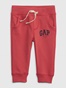GAP-Βρεφικό παντελόνι φόρμας GAP Logo Jogger κόκκινο