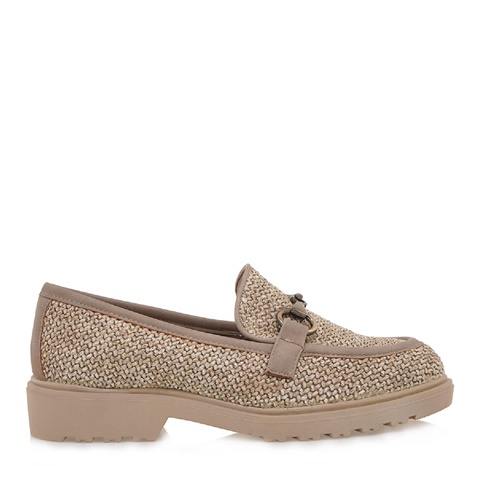 EXE-Γυναικεία loafers EXE S170052 μπεζ