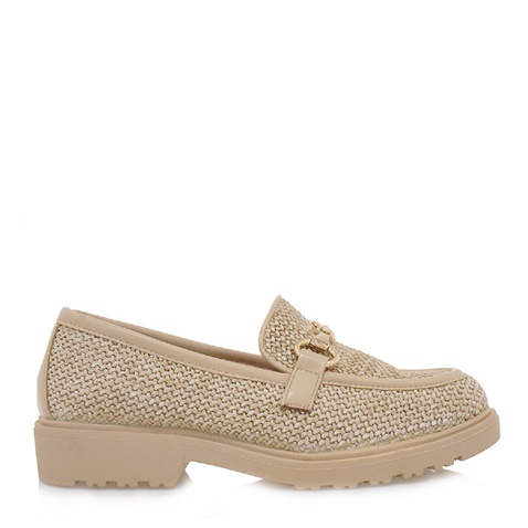 EXE-Γυναικεία loafers EXE S17005372 μπεζ