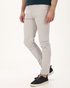 NAVY & GREEN-Ανδρικό chino παντελόνι NAVY & GREEN MODERN FIT γκρι