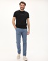 NAVY & GREEN-Ανδρικό chino παντελόνι NAVY & GREEN MODERN FIT μπλε