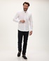 NAVY & GREEN-Ανδρικό πουκάμισο NAVY & GREEN COMFORT FIT λευκό