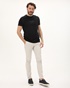 NAVY & GREEN-Ανδρικό chino παντελόνι NAVY & GREEN MODERN FIT γκρι