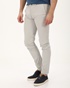 NAVY & GREEN-Ανδρικό chino παντελόνι NAVY & GREEN MODERN FIT γκρι
