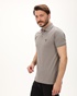 NAVY & GREEN-Ανδρική polo μπλούζα NAVY & GREEN γκρι