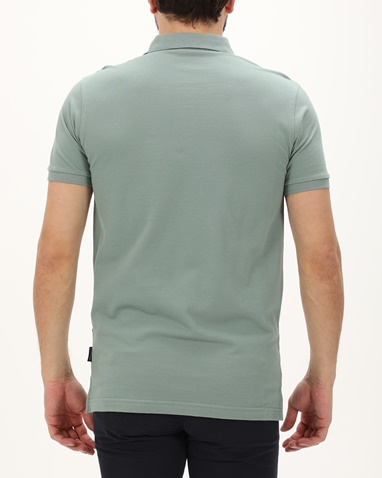 NAVY & GREEN-Ανδρική polo μπλούζα NAVY & GREEN πράσινη