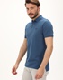 NAVY & GREEN-Ανδρική polo μπλούζα NAVY & GREEN μπλε
