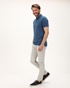 NAVY & GREEN-Ανδρική polo μπλούζα NAVY & GREEN μπλε