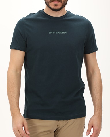 NAVY & GREEN-Ανδρική μπλούζα NAVY & GREEN πράσινη