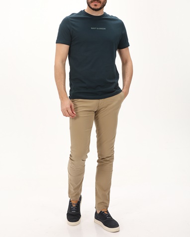 NAVY & GREEN-Ανδρική μπλούζα NAVY & GREEN πράσινη