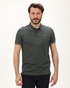 NAVY & GREEN-Ανδρική polo μπλούζα NAVY & GREEN γκρι