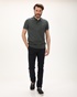 NAVY & GREEN-Ανδρική polo μπλούζα NAVY & GREEN γκρι
