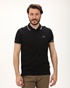 NAVY & GREEN-Ανδρική polo μπλούζα NAVY & GREEN μαύρη