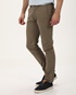 NAVY & GREEN-Ανδρικό chino παντελόνι NAVY & GREEN MODERN FIT χακί