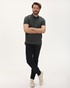 NAVY & GREEN-Ανδρικό chino παντελόνι NAVY & GREEN MODERN FIT μπλε