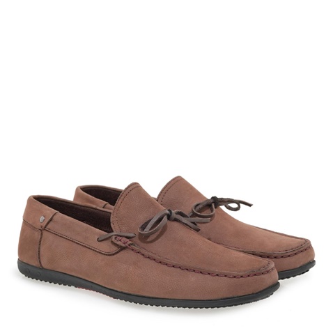 JK LONDON-Ανδρικά loafers JK LONDON U528B5031 καφέ