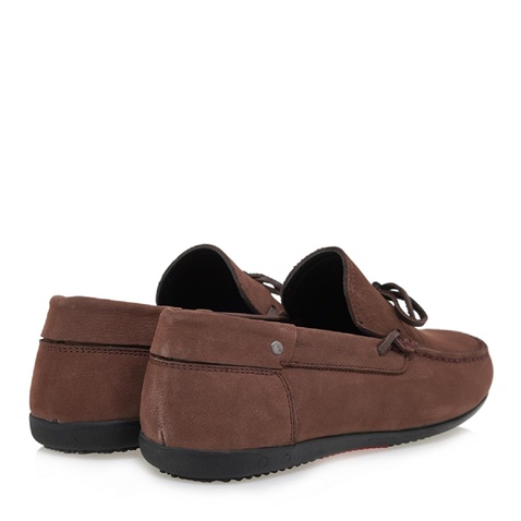 JK LONDON-Ανδρικά loafers JK LONDON U528B5031 καφέ