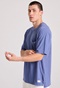FUNKY BUDDHA-Ανδρικό t-shirt FUNKY BUDDHA FBM009-009-04 μπλε