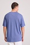 FUNKY BUDDHA-Ανδρικό t-shirt FUNKY BUDDHA FBM009-009-04 μπλε