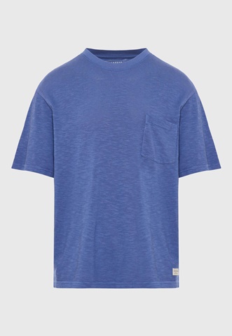 FUNKY BUDDHA-Ανδρικό t-shirt FUNKY BUDDHA FBM009-009-04 μπλε