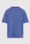 FUNKY BUDDHA-Ανδρικό t-shirt FUNKY BUDDHA FBM009-009-04 μπλε