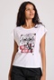 FUNKY BUDDHA-Γυναικείο t-shirt FUNKY BUDDHA FBL009-160-04 λευκό
