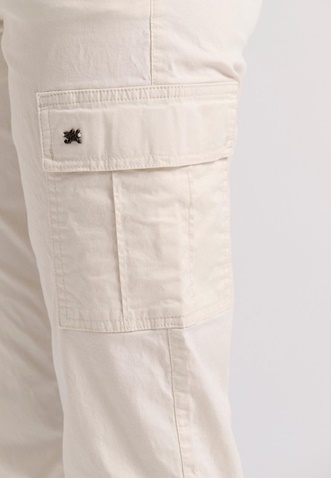 FUNKY BUDDHA-Γυναικείο cargo παντελόνι FUNKY BUDDHA FBL009-101-02 εκρού