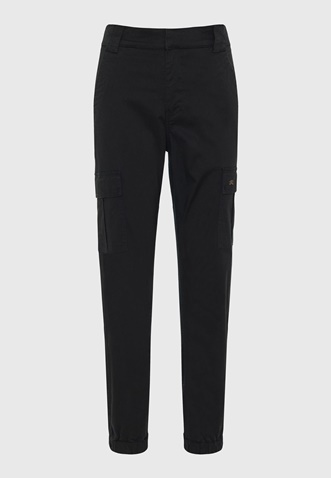 FUNKY BUDDHA-Γυναικείο cargo παντελόνι FUNKY BUDDHA FBL009-101-02 μαύρο