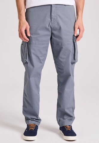 FUNKY BUDDHA-Ανδρικό cargo παντελόνι FUNKY BUDDHA FBM009-037-02 μπλε