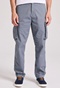 FUNKY BUDDHA-Ανδρικό cargo παντελόνι FUNKY BUDDHA FBM009-037-02 μπλε