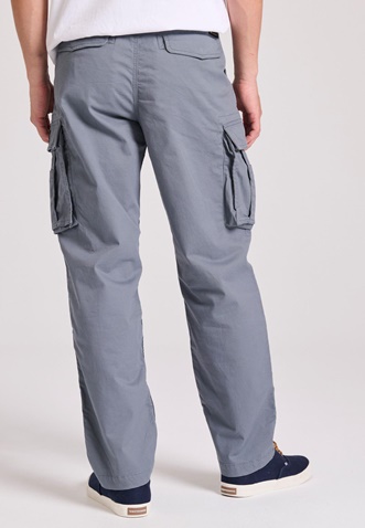 FUNKY BUDDHA-Ανδρικό cargo παντελόνι FUNKY BUDDHA FBM009-037-02 μπλε