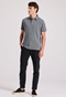 FUNKY BUDDHA-Ανδρικό chino παντελόνι FUNKY BUDDHA Garage 55 GAM009-501-02 μαύρο 