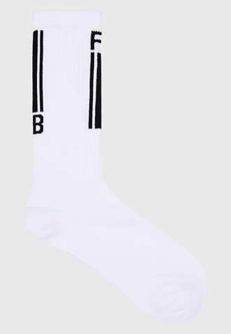 FUNKY BUDDHA-Ανδρικές κάλτσες FUNKY BUDDHA FBM009-392-10 λευκές