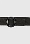 FUNKY BUDDHA-Γυναικεία ζώνη FUNKY BUDDHA FBL009-132-10 μαύρη