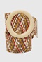 FUNKY BUDDHA-Γυναικεία ζώνη FUNKY BUDDHA FBL009-135-10 μπεζ