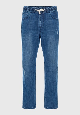 FUNKY BUDDHA-Ανδρικό jean παντελόνι FUNKY BUDDHA FBM009-077-02 μπλε 
