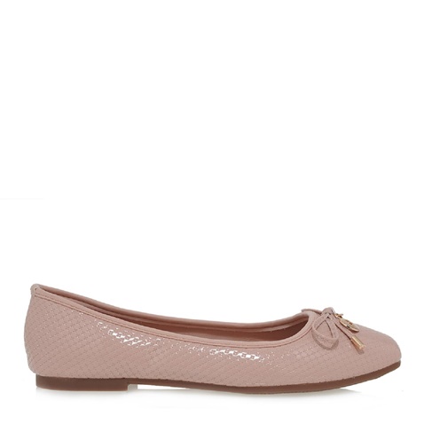 JK LONDON-Γυναικείες μπαλαρίνες JK LONDON U184W4021 nude
