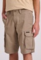 FUNKY BUDDHA-Ανδρική cargo βερμούδα FUNKY BUDDHA FBM009-033-03 μπεζ 