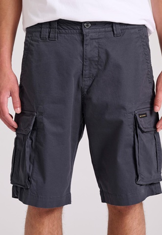 FUNKY BUDDHA-Ανδρική cargo βερμούδα FUNKY BUDDHA  FBM009-033-03 μπλε