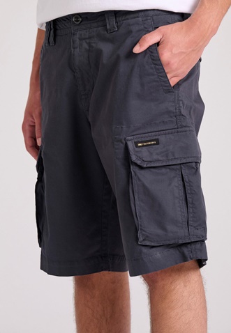 FUNKY BUDDHA-Ανδρική cargo βερμούδα FUNKY BUDDHA  FBM009-033-03 μπλε