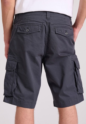 FUNKY BUDDHA-Ανδρική cargo βερμούδα FUNKY BUDDHA  FBM009-033-03 μπλε