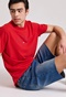 FUNKY BUDDHA-Ανδρική jean βερμούδα FUNKY BUDDHA FBM009-085-03 μπλε