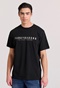 FUNKY BUDDHA-Aνδρικό T-shirt FUNKY BUDDHA FBM009-010-04 μαύρο