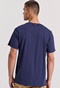 FUNKY BUDDHA-Ανδρικό t-shirt FUNKY BUDDHA FBM009-010-04 μπλε