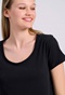 FUNKY BUDDHA-Γυναικείο t-shirt FUNKY BUDDHA FBL009-101-04 μαύρο