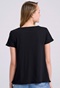 FUNKY BUDDHA-Γυναικείο t-shirt FUNKY BUDDHA FBL009-101-04 μαύρο