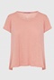 FUNKY BUDDHA-Γυναικείο t-shirt FUNKY BUDDHA FBL009-101-04 ροζ