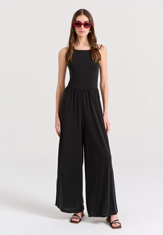 FUNKY BUDDHA-Γυναικεία ολόσωμη φόρμα FUNKY BUDDHA FBL009-101-12 μαύρη